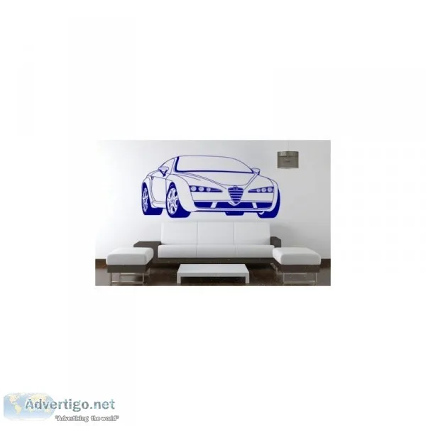 Sports Car Wall Sticker Offered By Bargains Zone