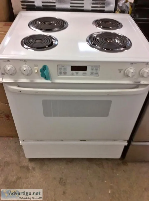 White slide in stove