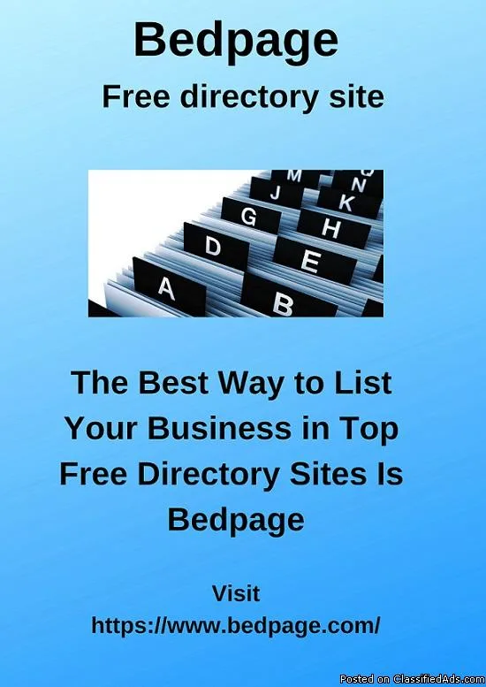 Bedpage The best free directory