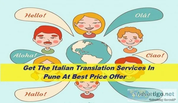 Get The Italian Translation Services In Pune At Best Price Offer
