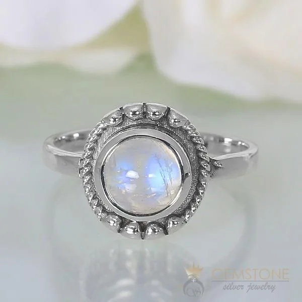 Moonstone Ring Miracle Of Zeus-GSJ