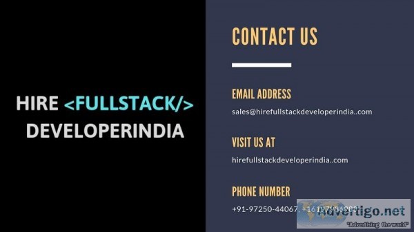 Hire Full Stack Developer in USA  Top App Developer 2019