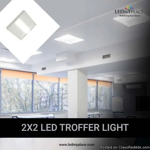 Buy (2X2 Troffer Lights) For Your Business Space With 40% Discou
