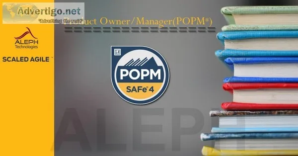 Scaled Agile - SAFe&reg Product OwnerProduct Manager(POPM)  Alep