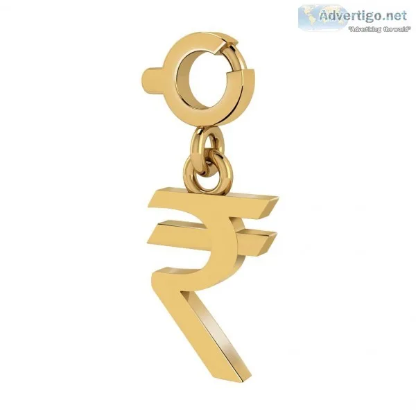 Gold Rupee Charm