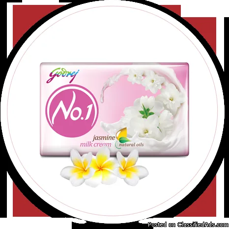 Buy Jasmine Fragrant Soap for All Day Freshness - Godrej No.1