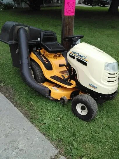 Cub Cadet Riding Mower with bagger
