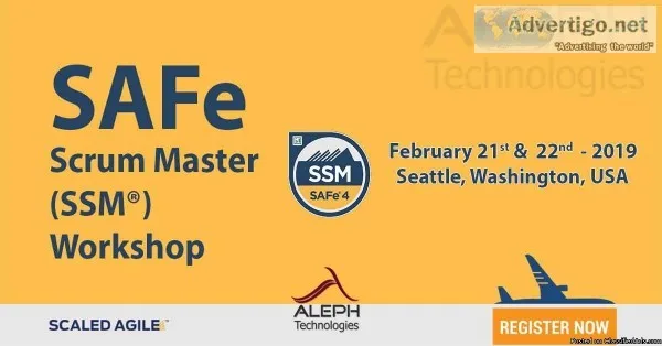 SAFe Scrum Master(SSM&reg) WorkshopSeattle Washington USA