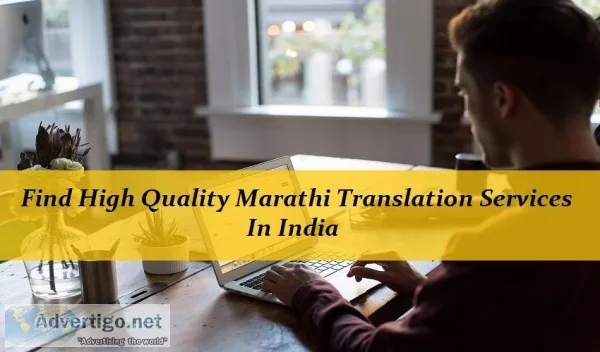 Find High Quality Marathi Translation Services In India