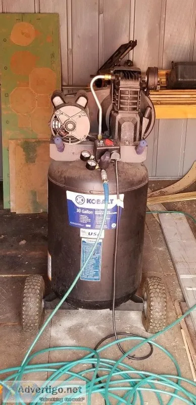 30 gallon Kobalt air compressor