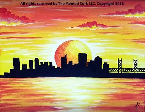 Folsom Studio 79 Golden Sacramento Sunset