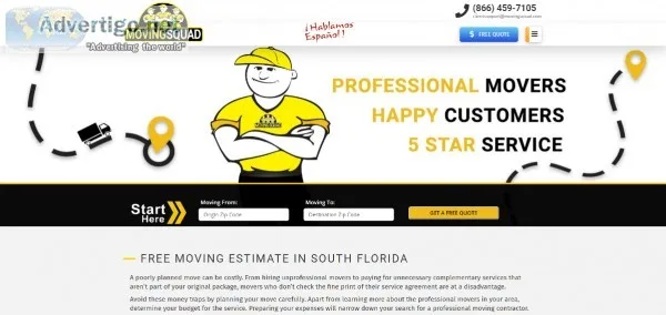 Free Moving Estimate in South Florida