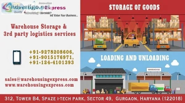 Best Warehousing Services in Gurgaon India.