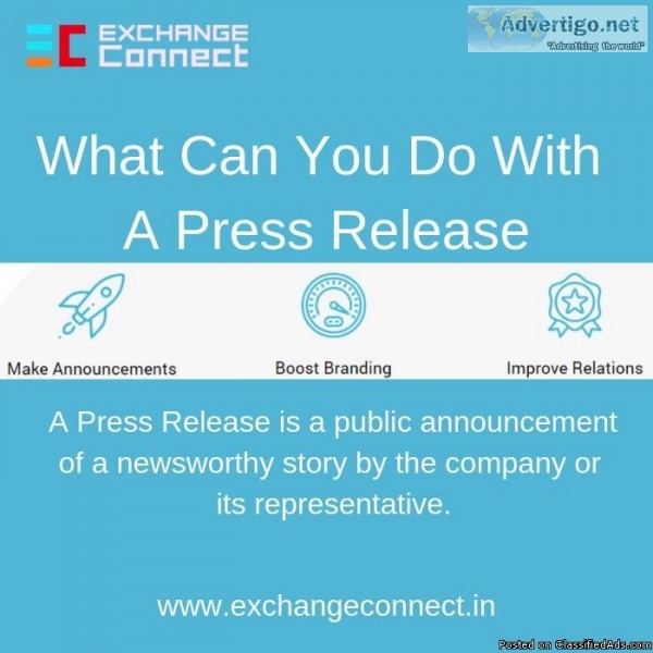 What Can You Do With A Press Release