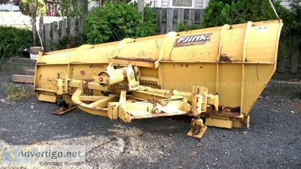 Flink Snowplow Funnel Plow with Frame