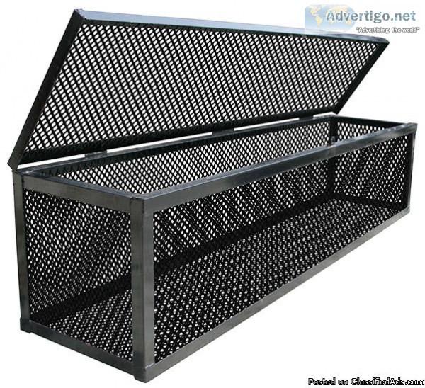 NEW MESH LANDSCAPE BOX WITH LOCKABLE LID
