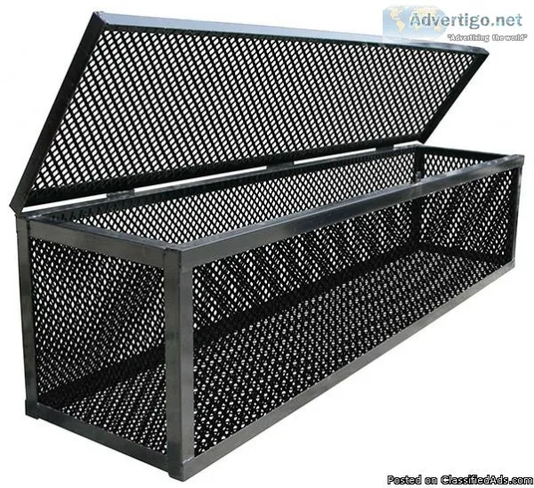 NEW MESH LANDSCAPE BOX WITH LOCKABLE LID