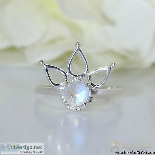 Moonstone Ring Stellar Liana-GSJ