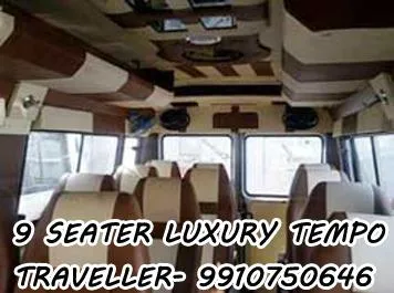 9 12 15 16 Seater Luxury Tempo Traveller Hire Delhi