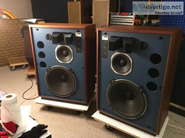 Pair of JBL 4345 studio monitor
