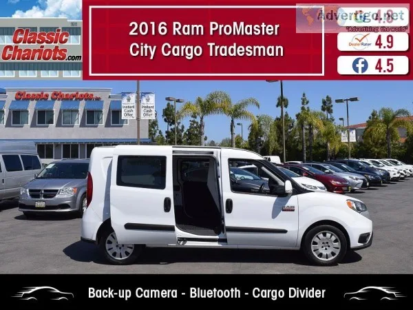 Used 2016 Ram ProMaster City Cargo Tradesman SLT for Sale in San