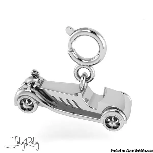 Merc 540K Charm and Silver Jewellery By JollyRolly