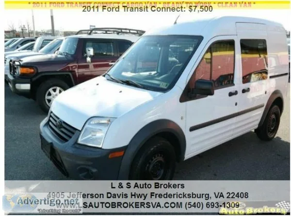 2011 FORD TRANSIT CONNECT XL MINI CARGO VAN