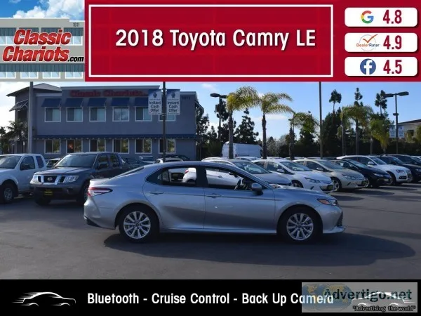 Used 2018 Toyota Camry LE for Sale in San Diego - 19606r