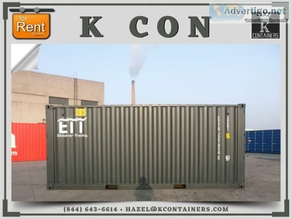 New and Used Shipping Containers for Sale and for Rent-To-Own