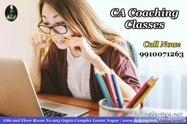 Find The Best Institute For CA Coaching In Delhi - HELPING HAND 