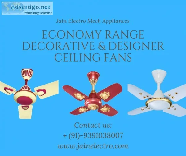 Leading Ceiling Fan manufacturers in Hyderabad