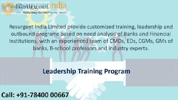 Resurgent India offers banking training program