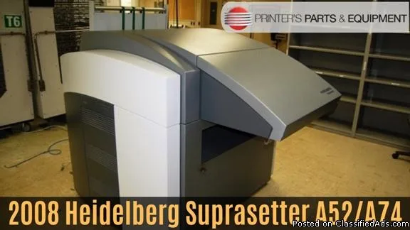Buy 2008 Heidelberg Suprasetter A52A74