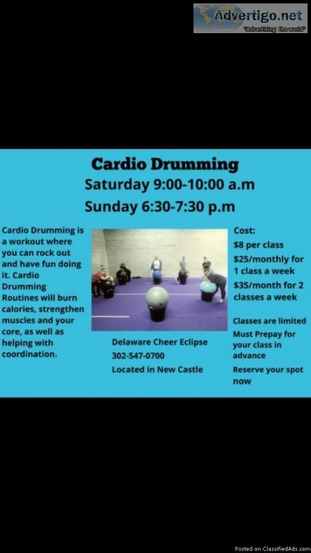 Cardio Drumming classes