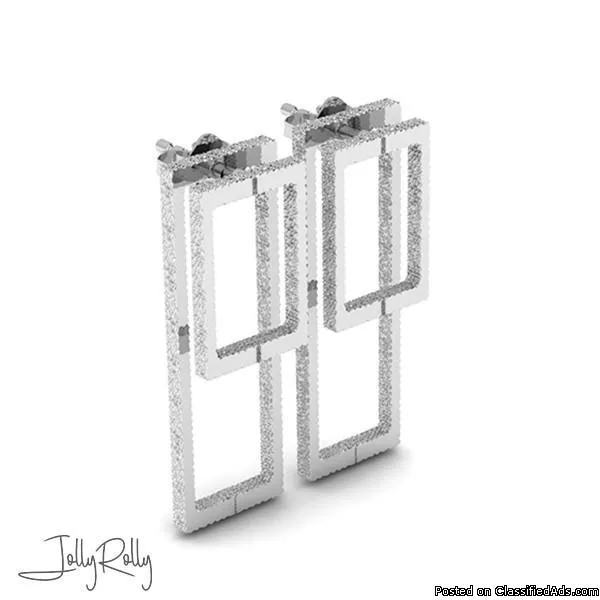 Slender Allure Silver Earrings and Studs by JollyRolly