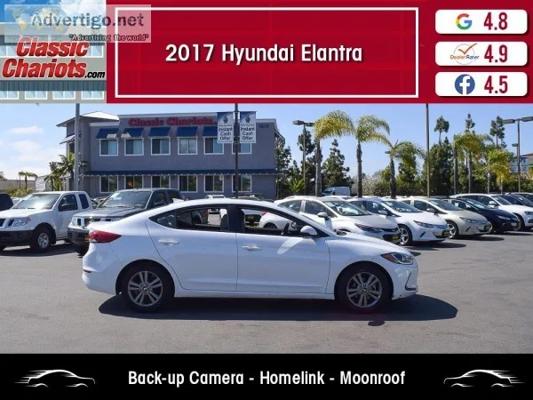 Used 2017 Hyundai Elantra SE Value Edition for Sale in San Diego