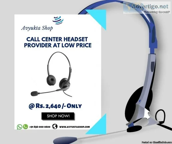 &quotCall Center Headset at Low Price in India  &quot