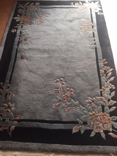 VINTAGE ART DECO CHINESE RUG 4  x 6 