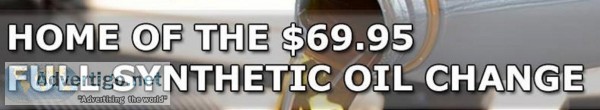 Synthetic oil change and tire rotation