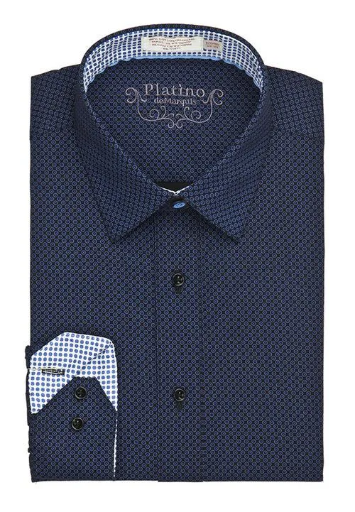 Platino Shirt Navy-Black