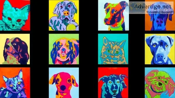 Folsom Family Room 824 Paint your Pet Warhol