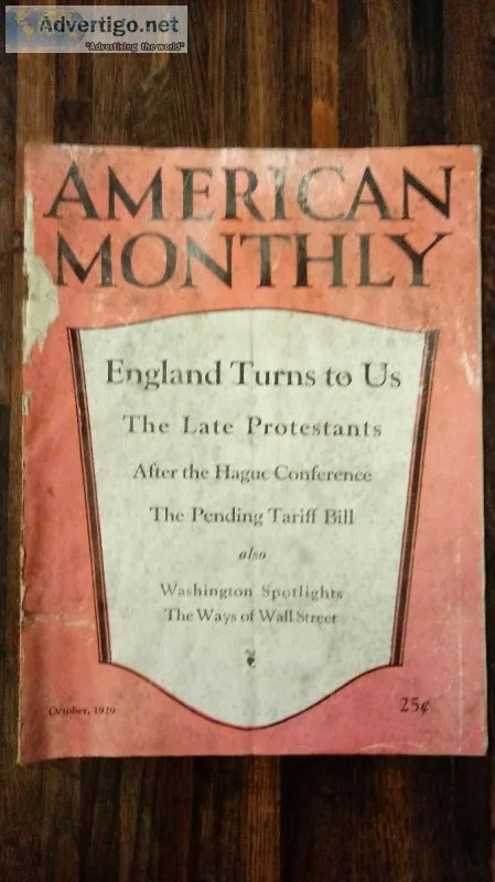 American Monthly Magazine October 1929