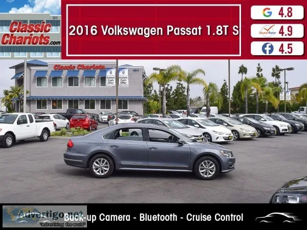 Used 2016 Volkswagen Passat 1.8T S for Sale in San Diego - 19580