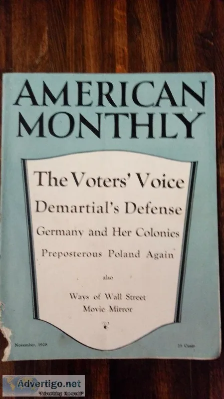 The American Monthly November 1928