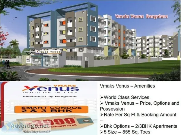 Apartment for Sale in Vmaks Venus Electronic city Bangalore