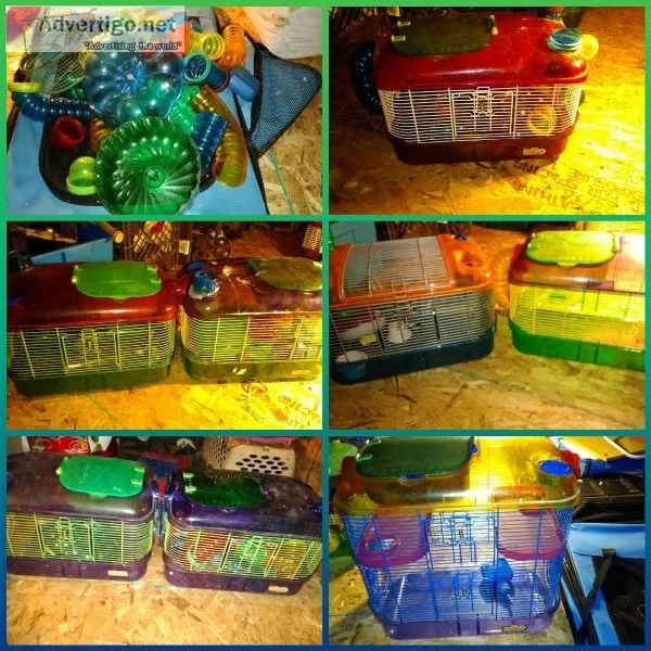 hamster cages an tubes