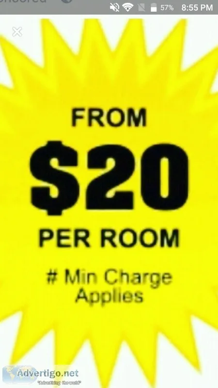 Carpet steam cleaning service