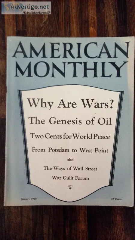 THE AMERICAN MONTHLY MAGAZINE JANUARY 1928