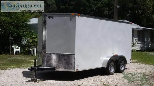 7 x 14 Standard Enclosed Cargo Trailer WV-nose - 12915