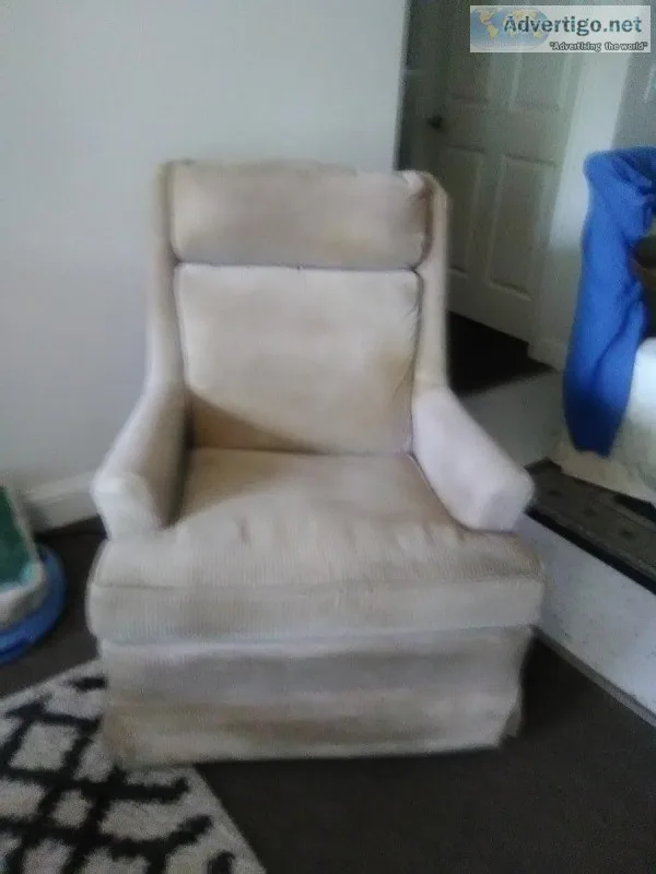 MOCHA SWIVEL ROCKER WITH SKIRTING ON BOTTOM